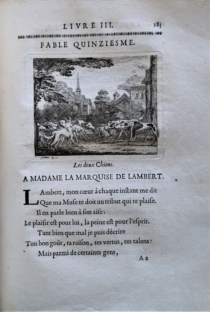 Item #943 Fables Nouvelles, Dedièes au Roy. Avec un Discourse sur la Fable. Antoine Houdar de La Motte.