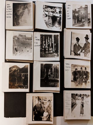 Item #946 Photo Archive of a Tour of Italy by an Italian American Family from New York City....