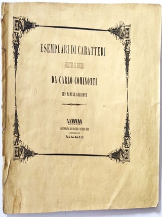Esemplari di caratteri scitti e incise.