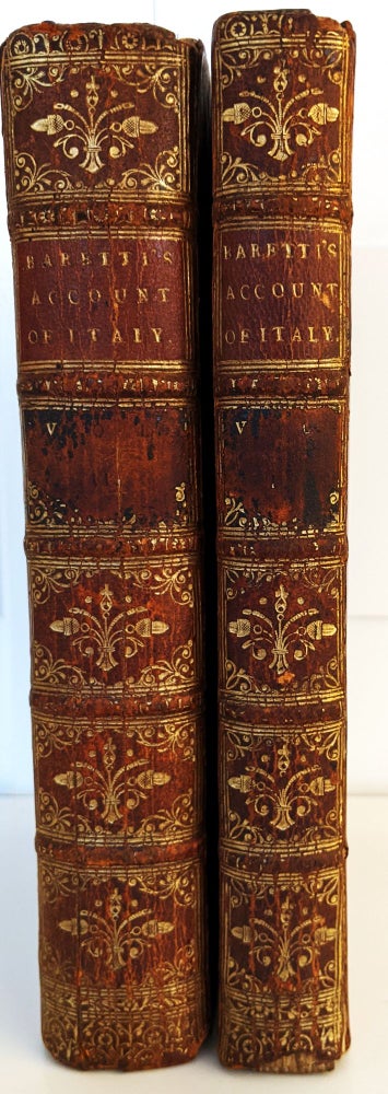 Item #952 An Account of the Manners and Customs of Italy: With Observations on the Mistakes of Some Travellers, with Regard to that Country. Joseph Baretti, Samuel Sharp.