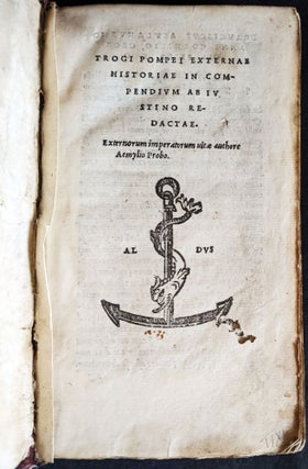 Externae historiae in compendium ab Justino Redactae. Externorum imperatorum uitae authore Aemylio Probo.