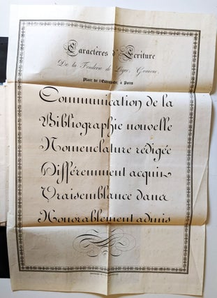 Spécimen des divers caractères, vignettes et fleurons des Fonderie et Stéréotypie de L. Leger graveur, neveu et successeur de P. F. Didot.